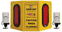 Look Out 1 - Wall Mount - Collision Awareness Look Out 1 W, Collision Awareness, Collision Safety, Safety Products, Forklift Safety, Warehouse Safety, Collision Awareness, Dock Safety, Dock Awareness, Hall Collision, Office Collision